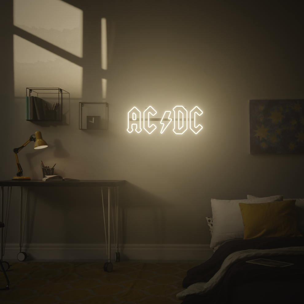 AC/DC 3D PRINTED CUSTOM NEON SIGN – Neonverses